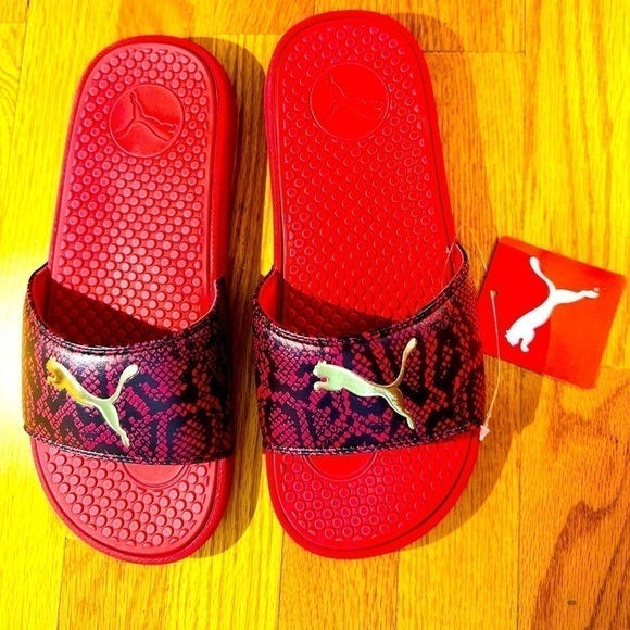 Puma New Gold Panther Slip Ons, Gorgeous! 🤩​ - Picture 1 of 7